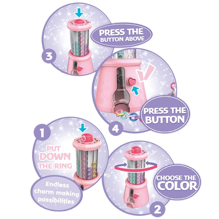 DIY Braided Bracelet Toy Beaded Braided Chain Link Maker Girl Dress Up Toy