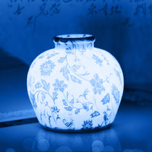 Load image into Gallery viewer, QH-28 Blue-and-white Porcelain Silicone Night Light USB Bedroom Bedside Lamp Pat Sensor Lamp
