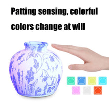 Load image into Gallery viewer, QH-28 Blue-and-white Porcelain Silicone Night Light USB Bedroom Bedside Lamp Pat Sensor Lamp