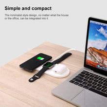Load image into Gallery viewer, KT-W50A8 3 in 1 10W Multi-Function Bracket Wireless Charger for iPhones / iWatch / AirPods
