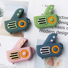 Load image into Gallery viewer, 2 PCS Retro Radio Shape Protective Cover Silicone Case for AirPods Pro, Green, Blue Gray, Matcha Green, Pink, Green+Finger Ring