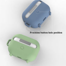 Load image into Gallery viewer, 2 PCS Retro Radio Shape Protective Cover Silicone Case for AirPods Pro, Green, Blue Gray, Matcha Green, Pink, Green+Finger Ring