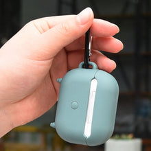 Load image into Gallery viewer, 2 PCS Retro Radio Shape Protective Cover Silicone Case for AirPods Pro, Green, Blue Gray, Matcha Green, Pink, Green+Finger Ring