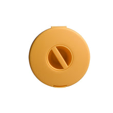 Load image into Gallery viewer, Round Data Cable Storage Box Earphone Storage Collection Box, Yellow, Blue, Transparent, Orange