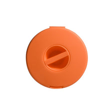 Load image into Gallery viewer, Round Data Cable Storage Box Earphone Storage Collection Box, Yellow, Blue, Transparent, Orange