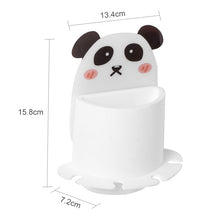Load image into Gallery viewer, Bathroom Paste Wall-Mounted Shelf Cartoon Animal Toothbrush Holder, Panda, Tiger, Koala, Piggy