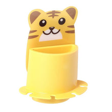 Load image into Gallery viewer, Bathroom Paste Wall-Mounted Shelf Cartoon Animal Toothbrush Holder, Panda, Tiger, Koala, Piggy