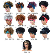 Load image into Gallery viewer, Headscarf Wig Black Gradient Small Curly Wig Explosive Headgear, 1.TJA1-1BT27#, 2.TJA1-1BT30#, 3.TJA1-1BTBUG#, 4.TJA5-1B#, 5.TJB0-1BT60B#, 6.TJB0-4T27#, 7.TJB0-4T30#, 8.TJC1-1B#, 9.TJD2-1BT27#, 10.TJE3-1B#, 11.TJF4-1B#, 12.TJG1-1B#, 13.TJH6-1B#