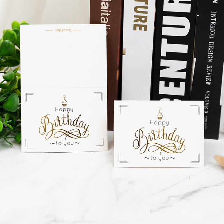 100 PCS Valentines Day Bronzing Greeting Card Flower Shop Birthday Thank You Card, Wish You All The Best, I Miss You Every Day, Thank You Very Much, I Keep You In My Heart Forever, Happy Every Day, Send You My Heart, Bright Future Happy Life           ...