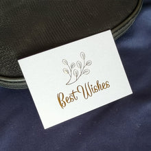 Load image into Gallery viewer, 150 PCS Wedding Blessing Card Thank You Message Gift Decoration Card Bronzing Flower Greeting Card, Blessing （White）, Thank You （White）, Love You （White）, Happy Birthday （White）, Blessing （Black）, Thank You （Black）, Love You （Black）                    ...