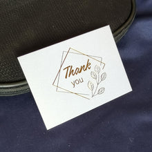 Load image into Gallery viewer, 150 PCS Wedding Blessing Card Thank You Message Gift Decoration Card Bronzing Flower Greeting Card, Blessing （White）, Thank You （White）, Love You （White）, Happy Birthday （White）, Blessing （Black）, Thank You （Black）, Love You （Black）                    ...