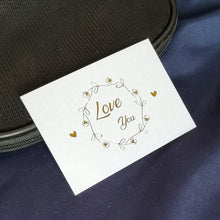 Load image into Gallery viewer, 150 PCS Wedding Blessing Card Thank You Message Gift Decoration Card Bronzing Flower Greeting Card, Blessing （White）, Thank You （White）, Love You （White）, Happy Birthday （White）, Blessing （Black）, Thank You （Black）, Love You （Black）                    ...