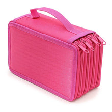 Load image into Gallery viewer, Solid Color Square Four-Layer Pencil Case Sketch Colorful Pencil Case With 72 Holes, Four-Layer