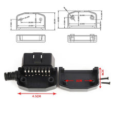 Load image into Gallery viewer, 5 PCS 16PIN Car Male Connector OBD2 Connector Plug + Shell + Line Card + Screw OBD Plug J1962M, OBD Plug
