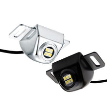 Load image into Gallery viewer, Car LED Electric Eye Reversing Light External Bulb Modified License Plate Auxiliary Light, Black, Silver