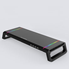 Load image into Gallery viewer, ICE COOREL T1 Monitor Increased Rack Foldable Laptop Stand With RGB Lighting &amp; 4xUSB Expansion Interface