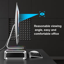 Load image into Gallery viewer, ICE COOREL T1 Monitor Increased Rack Foldable Laptop Stand With RGB Lighting &amp; 4xUSB Expansion Interface