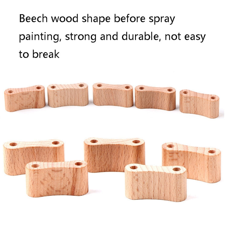 8 PCS Wooden Speed Mini Race Car Early Childhood Education Puzzle Hand-Eye Coordination Toy, Random Color Delivery