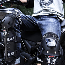 Load image into Gallery viewer, SULAITE Motorcycle Riding Protective Gear Four Seasons Anti-Fall Warm Windshield Rider Equipment,, Knee Pads+Elbow Pads, Knee Pads
