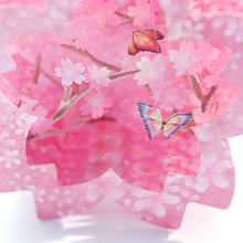 Load image into Gallery viewer, Valentine Day Greeting Card Cherry Blossom Butterfly Carving Box, Valentine Day Greeting Card