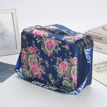 Load image into Gallery viewer, 252 Holes Art Sketching Brush Colorful Lead Storage Large Capacity Portable Pencil Case, Blue, Pink, Green, Beige