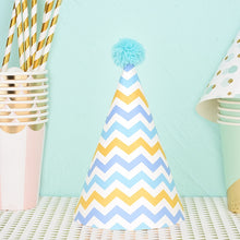 Load image into Gallery viewer, 20 PCS Cute Children Bronzing Birthday Hats Cake Baking Decoration Party Hats, Cats, Unicorn, Wave Point, Daisy, Happy Birthday, Star &amp; Moon Bronzing, Golden Ball Cap Happy Birthday, Golden Ball Cap 2 Monster, Golden Ball Cap Spaceman                  ...