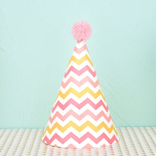 Load image into Gallery viewer, 20 PCS Cute Children Bronzing Birthday Hats Cake Baking Decoration Party Hats, Cats, Unicorn, Wave Point, Daisy, Happy Birthday, Star &amp; Moon Bronzing, Golden Ball Cap Happy Birthday, Golden Ball Cap 2 Monster, Golden Ball Cap Spaceman                  ...