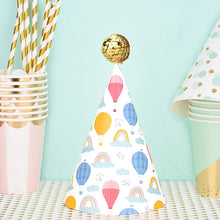 Load image into Gallery viewer, 20 PCS Cute Children Bronzing Birthday Hats Cake Baking Decoration Party Hats, Cats, Unicorn, Wave Point, Daisy, Happy Birthday, Star &amp; Moon Bronzing, Golden Ball Cap Happy Birthday, Golden Ball Cap 2 Monster, Golden Ball Cap Spaceman                  ...