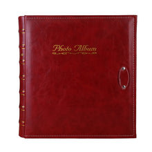 Load image into Gallery viewer, 6 inch 500 Sheets Interstitial PP Album PU Leather Retro Bronzing Cover Photo Album, Red, Yellow, Blue, Black, Beige, Orange, Dark Red