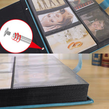 Load image into Gallery viewer, 6 inch 500 Sheets Interstitial PP Album PU Leather Retro Bronzing Cover Photo Album, Red, Yellow, Blue, Black, Beige, Orange, Dark Red