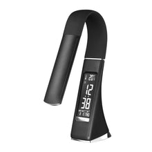 Load image into Gallery viewer, U2 5W 3-Level Dimmable LED Leather Texture Desk Lamp With Temperature/Clock/Calendar Display