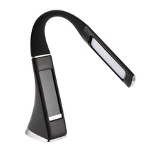 Load image into Gallery viewer, U2 5W 3-Level Dimmable LED Leather Texture Desk Lamp With Temperature/Clock/Calendar Display