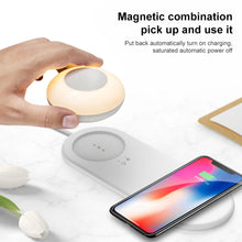 Load image into Gallery viewer, VN003 Multifunctional Wireless Charging LED Desk Lamp Separate Magnetic Touch Dimming Night Light