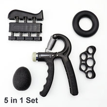 Load image into Gallery viewer, 5 In 1 Counting Grip Device Fitness Adjustment Grip Device  Finger Trainer Set, 5 in 1