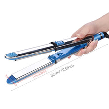 Load image into Gallery viewer, 2 in 1 Titanium Hair Straighter Curler Iron, EU, US, UK