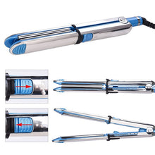 Load image into Gallery viewer, 2 in 1 Titanium Hair Straighter Curler Iron, EU, US, UK