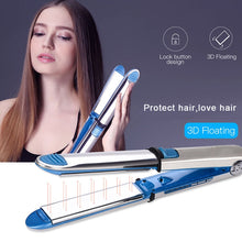Load image into Gallery viewer, 2 in 1 Titanium Hair Straighter Curler Iron, EU, US, UK