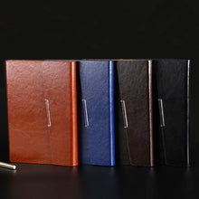 Load image into Gallery viewer, Business Notebook Imitation Leather PU Tri-Fold Loose-Leaf Notepad, A5