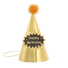 Load image into Gallery viewer, 20 PCS Sequined Fur Ball Birthday Hat Birthday Party Supplies Dress Up Paper Hat, No. 1, No. 2 Glitter, No. 3 Glitter, No. 4 Pure Gold, No. 7 Pink, No. 8 Pink, 1 Gem Green Flash Ball, 2 Gem Green Flash Ball, No. 3 Gem Green, 2 Love Horse Orange        ...