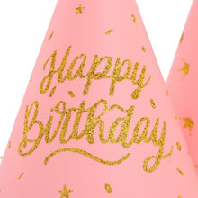 Load image into Gallery viewer, 20 PCS Sequined Fur Ball Birthday Hat Birthday Party Supplies Dress Up Paper Hat, No. 1, No. 2 Glitter, No. 3 Glitter, No. 4 Pure Gold, No. 7 Pink, No. 8 Pink, 1 Gem Green Flash Ball, 2 Gem Green Flash Ball, No. 3 Gem Green, 2 Love Horse Orange        ...