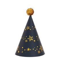 Load image into Gallery viewer, 20 PCS Sequined Fur Ball Birthday Hat Birthday Party Supplies Dress Up Paper Hat, No. 1, No. 2 Glitter, No. 3 Glitter, No. 4 Pure Gold, No. 7 Pink, No. 8 Pink, 1 Gem Green Flash Ball, 2 Gem Green Flash Ball, No. 3 Gem Green, 2 Love Horse Orange        ...