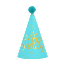 Load image into Gallery viewer, 20 PCS Sequined Fur Ball Birthday Hat Birthday Party Supplies Dress Up Paper Hat, No. 1, No. 2 Glitter, No. 3 Glitter, No. 4 Pure Gold, No. 7 Pink, No. 8 Pink, 1 Gem Green Flash Ball, 2 Gem Green Flash Ball, No. 3 Gem Green, 2 Love Horse Orange        ...