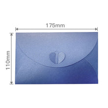 Load image into Gallery viewer, 10pcs Love Buckle Pearl Paper Hot Stamping Envelope Invitation Letter