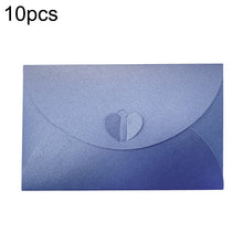 Load image into Gallery viewer, 10pcs Love Buckle Pearl Paper Hot Stamping Envelope Invitation Letter