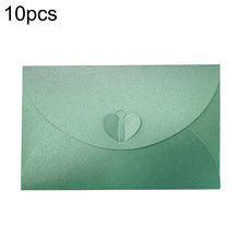 Load image into Gallery viewer, 10pcs Love Buckle Pearl Paper Hot Stamping Envelope Invitation Letter