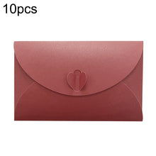 Load image into Gallery viewer, 10pcs Love Buckle Pearl Paper Hot Stamping Envelope Invitation Letter