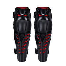 Load image into Gallery viewer, SULAITE Motorcycle Outdoor Riding Anti-Fall Protective Gear Knee Pads, Black, Black Red