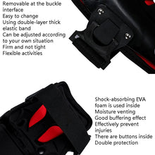 Load image into Gallery viewer, SULAITE Motorcycle Outdoor Riding Anti-Fall Protective Gear Knee Pads, Black, Black Red