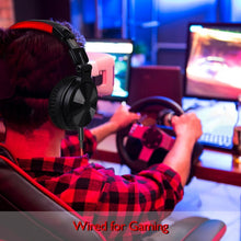 Load image into Gallery viewer, OneOdio Headset Game Anchor Wire Headset, With Bluetooth (Black &amp; Red), Without Bluetooth (Green )