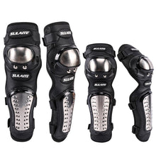 Load image into Gallery viewer, SULAITE GT341 Motorcycle Stainless Steel Knee Pads Elbow Pads Off-Road Cycling Racing Anti-Fall Sports Protective Gear, GT341